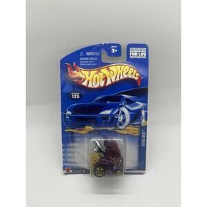 Hot Wheels 2002 Hyper Mite Purple Gold Wheels Collector #125